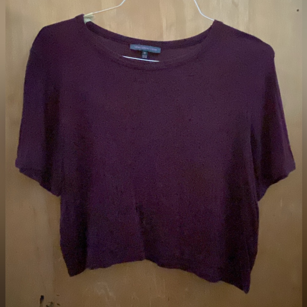 Chic Maroon Crop Top